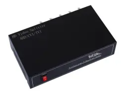 Be369005electronics Beelion 8way Bnc Coaxl Tv Cctv Dvr Composite Video 1 In To 8 Out Ports Switch Splitte