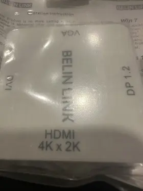 B07kdw34d1 Belin Link Dp 1.2 To Hdmi Vga Dvi 4k 3-in-1 - Usb-b #3