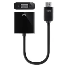 Belkin 095068717052 Hdmi To Vga Adapter With 3.5mm Audiojack For Portable Devices New Sealed