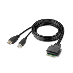 F1dn1mod-hc-h06 Belkin 745883789511 6ft Modular Hdmi Usb-a Single-head Host Kvm Cable Black