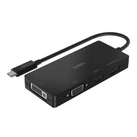 Avc003bk-bl Belkin 745883799077 5 Inch Usb-c To Dvi Vga Hdmi Displayport 4k Hub Tethered Dock