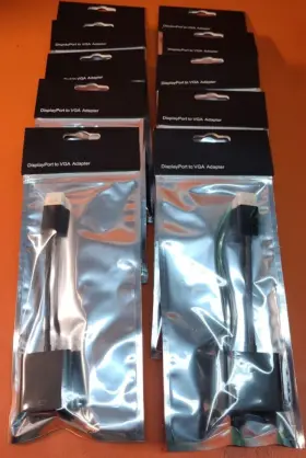 F2cd032b Belkin Lot Of 10 Displayport M To Vga F Adapters New Sealed #3