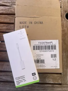 F2cd078dsapl Belkin Lot Of 12 4k Mini Displayport To Hdmi Adapter Macbook