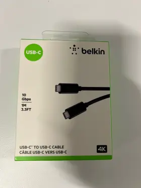 F2cu052bt7m Belkin Usb-c To Cable 3.3ft New Nib