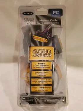 F2n025-06-gld Belkin Gold Series Super Vga Monitor 10ft Extension Cable With 24k Male/female