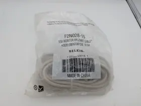 F2n028-15 Belkin 15 Feet Vga Pc Monitor Cable