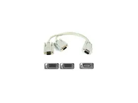 F3g006-01 Belkin 1 Ft. Pro Series X Hd-15 Male To 2 Female Cable F3g006-01 Belkin 1 Ft. Pro Series X Hd-15 Male To 2 Female Cable