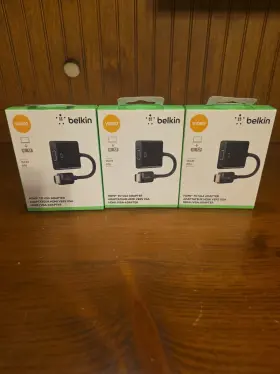 K3720-03 Belkin 3 Hdmi To Vga Adapter Cables