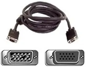 F1d9003-10 Belkin Vga-mf-10f Vga Extension Cable 10ft Db15 Male To Female Kvm New