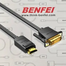 Benfei 619162006531 6ft Dvi To Hdmi Cable Male Hd Laptop 1080p Monitor Cord Hdtv Projector