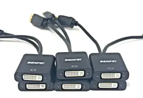 Benfei 726084098275 Displayport To Dvi Dvi-d Single Link Adapter Male Female Lot Of 6 Pcs