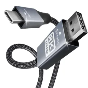 Benfei 971785940260 Usb-c To Displayport 6 Feet Cable 8k 60hz 4k 144hz Usb Type-c Displaypor