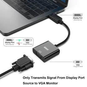 Benfei 971785942349 Displayport To Vga 2 Pack Gold-plated Uni-directional Dp Computer Scre #2