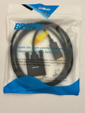 Benfei B 105black 5 Lot - New 6ft Ft Displayport Cable Male To Display Port Dvi