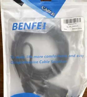 Benfei B Usa 239black Monitor/av Cable B Usa 239black Black 1 Connection Model X0022wpp81