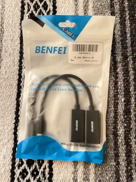 X001rhdl1l Benfei 2 Pack Mini Display Thunderbolt To Hdmi Adapter Gold-plated