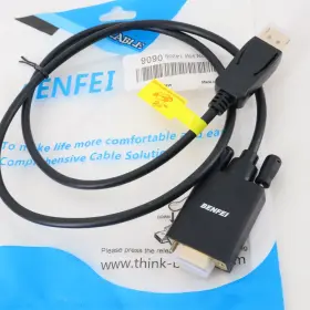 X002em2sml Benfei Gold-plated Hdmi To Vga 3 Feet Cable M/m Male