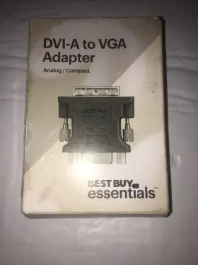 22c16s Best Buy Essentials Essentials- Dvi-a To Vga Adapter - Black Exclusive