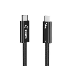 Zh232 Biaze Silver Plated Thunderbolt 4 Cable 40gbps Data Sync 8k/6k60hz 100w Charging