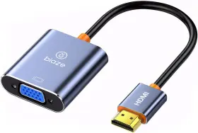 Ag6202 Biaze Zh276 Chip Hdmi To Vga Adapter 1080p Video Converter For Laptop Pc Tv Black