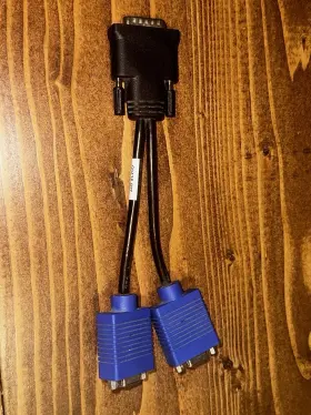 G9438-biz Bizlink Technology Biz Dms-59 Computer Video Cable Adapter G9438 Male To Dual Female Vga 15 Pin L-n
