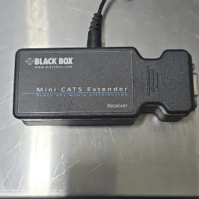 Ac602a Black Box Mini Cat5 Vga Extender Receiver Rj45 Female 1 Connection