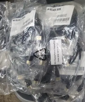 Mm010 Black Box Lot Of 10 Mini Displayport To Cable M/m 10ft