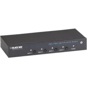 Avsw-vga4x1a Black Box Network - 4 X 1 Vga Switch With Serial And