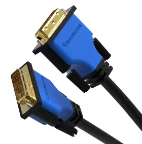 Bluerigger 609465954738 Dvi To Monitor Cable 25ft 24 1 Dual Link Digital Video Male
