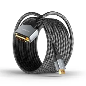 Bluerigger 784300067122 Displayport To Dvi Cable - 6ft Uni-directional Dp Dvi-d Adapter Male T