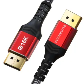 Bluerigger 810146952381 16k Displayport Cable 2.1-6ft Vesa Certified 6ft Black