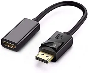 Bz-dp-hdm-1p Bonzon Br Displayport To Hdmi Adapter Portable Transmits Hd Audio And Video Supports
