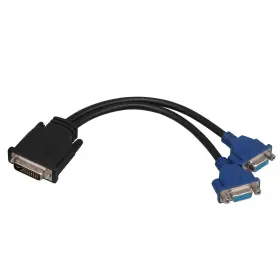 Bqlzr 700443094504 Dvi-male Dvi-i To Vga Female Monitor Video Splitter Adapter Cable For Duplica