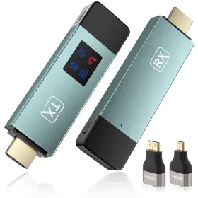 Tr50 Braidol Wireless Hdmi Transmitter And Receiver Hd Extender Kit 2.4g 5g Gray