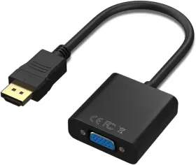 Nxa031-m Brand Cableader Hdmi To Vga Adapter 1080p Male Female With Audio Black