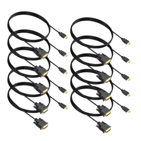 Tad38 Branded Hdmi To Dvi Cable 6ft Bi-directional Male Dvi-d 24 1
