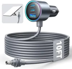 Branded01 744110923582 Starlink Mini Car Adapter 10ft Cable Charger 12v-24v Cigarette