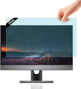 Brevynx 712490099111 2 Pack 27 Inch Removable Anti-glare Blue Screen 16 9 Clear