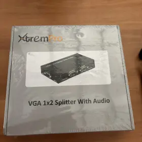 41138 Bytecc Xtrempro Vga Splitter 1x2 Ports 1 In 2 Out 15 Pin With 3 Audio