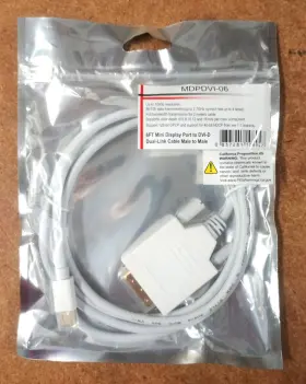 Mdpdvi-06 Bytecc Mini Displayport Male To Dvi-d 6ft Cable