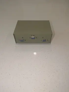 03364 C2g 2-port Vga Hd15 Manual Switch Box Beige #3