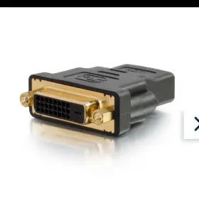 1267-n C2g Cmple Dvi-a Male To Vga Adapter - Gold