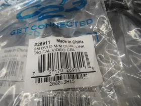 26911 C2g 50 Lot New Dvi-d 2m - Cable Dual Link Male/male Dl M/m 6ft #2