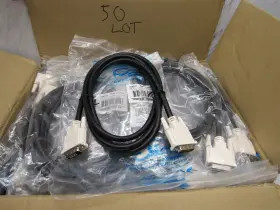 26911 C2g 50 Lot New Dvi-d 2m - Cable Dual Link Male/male Dl M/m 6ft