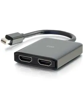 27053 C2g Mini Display Port To Hdmi Monitor Splitter 4k 2 Usb Powered Mst