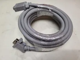 35006 C2g New - 25ft Shielded Hd15 Sxga M/m Monitor Cable With 45 Angled End