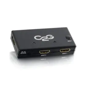 40349 C2g 2-port Hdmi Selector Switch Slim Design Black