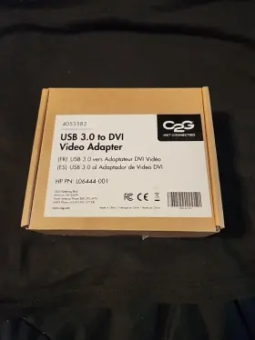 4053582 C2g Open Box New Cables To Go Usb 3.0 Dvi Video Adapter