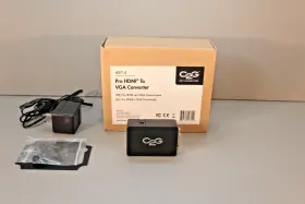 40714 C2g Pro Hdmi To Vga Converter With Audio Mounting Plate