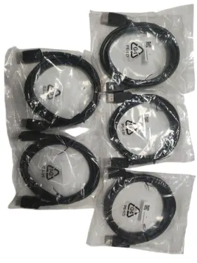 41-dp0185 C2g Displayport Cables Bulk Wholesale 5 Pack Male To Cord 4k Hd 6 Ft New